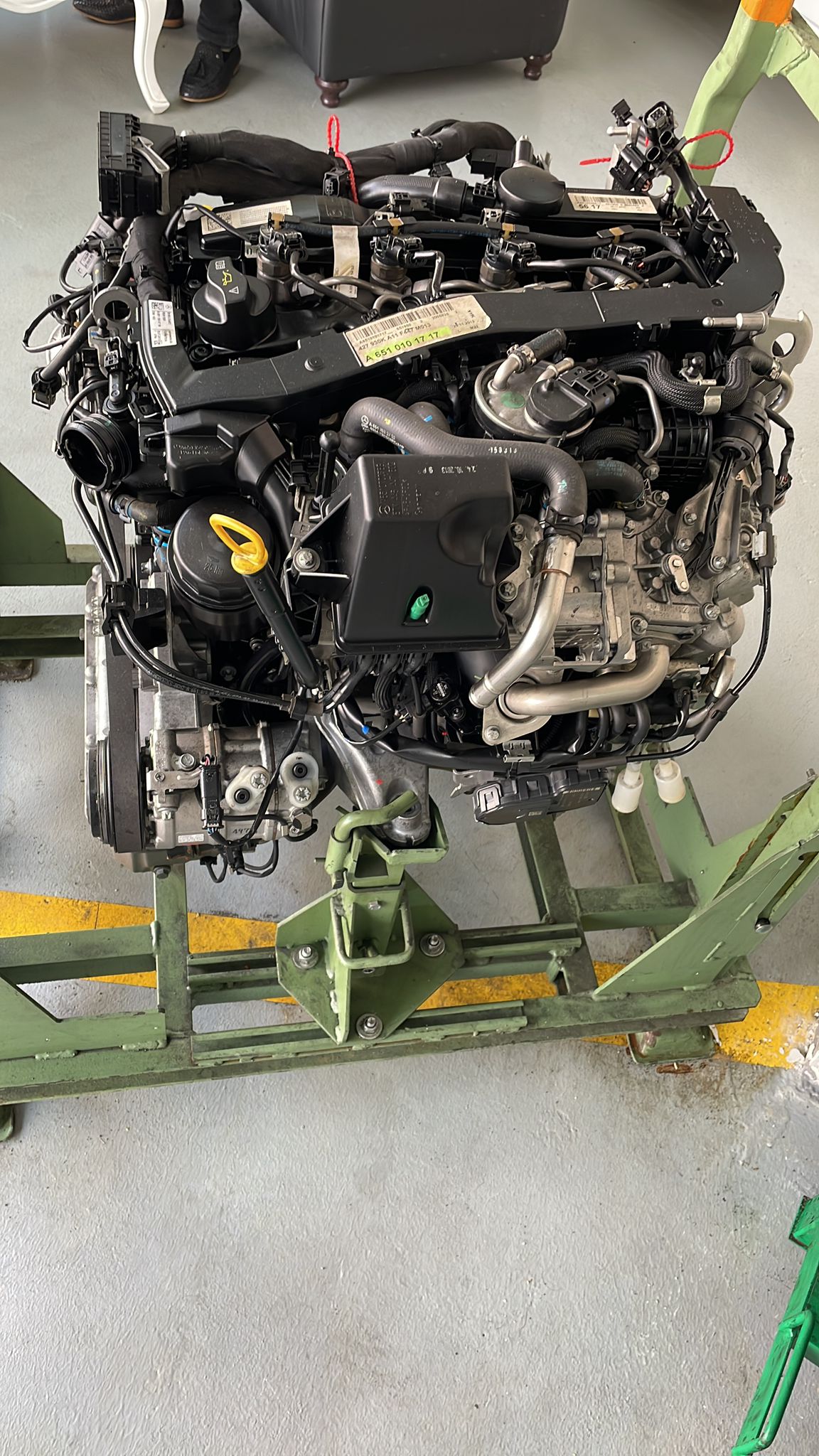 Mercedes OM651 Motor sandık motor görseli